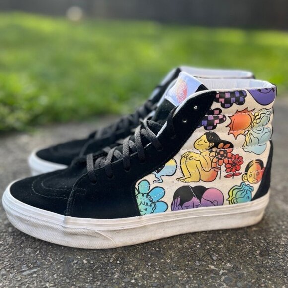 Vans SK8-Hi Cultivate Care Hi top Skate Shoes Sz 9.5 - Picture 2 of 9